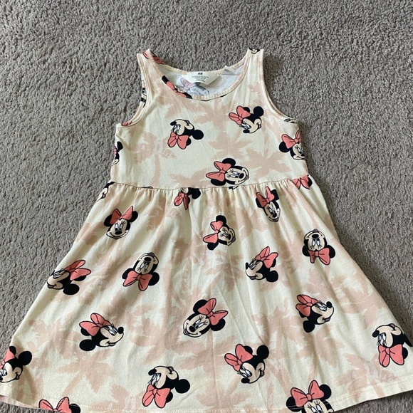 💕 Girls Graphic Minnie Mouse Tank  Dress - Picture 2 of 5